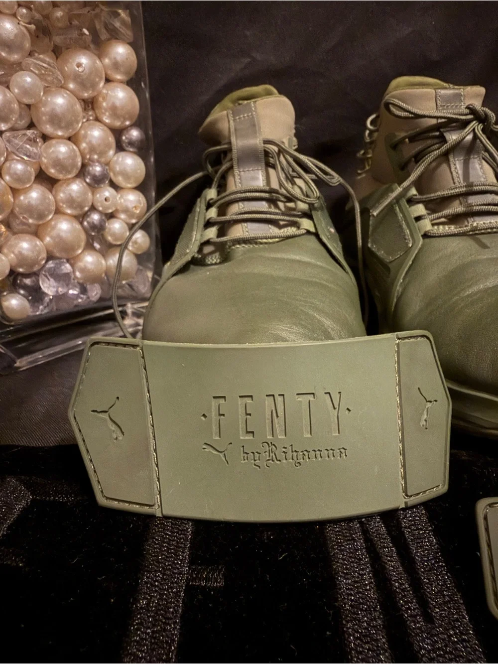 Men’s Olive Tactical-Style Sneakers